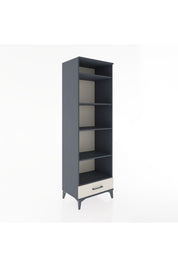 Hyperion Dolap 5 Raflı Tek Çekmeceli 60x44x195 Antrasit-Aytaşı