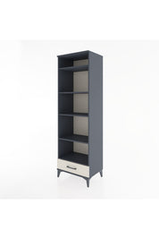 Hyperion Dolap 5 Raflı Tek Çekmeceli 60x44x195 Antrasit-Aytaşı