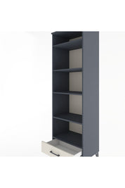 Hyperion Dolap 5 Raflı Tek Çekmeceli 60x44x195 Antrasit-Aytaşı