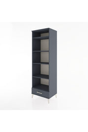 Hyperion Dolap 5 Raflı Tek Çekmeceli 60x44x195 Antrasit-Antrasit