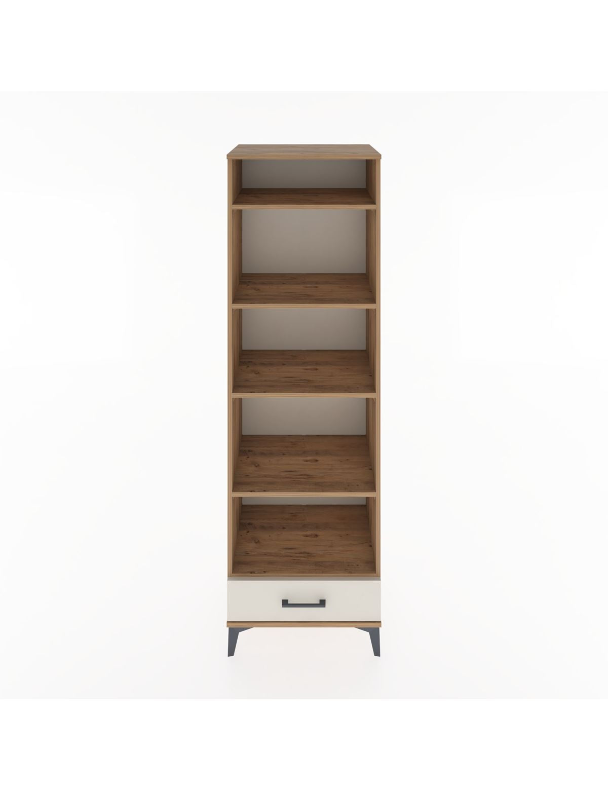 Hyperion Dolap 5 Raflı Tek Çekmeceli 60x44x195 Çam-Aytaşı
