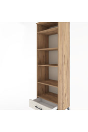 Hyperion Dolap 5 Raflı Tek Çekmeceli 60x44x195 Çam-Aytaşı