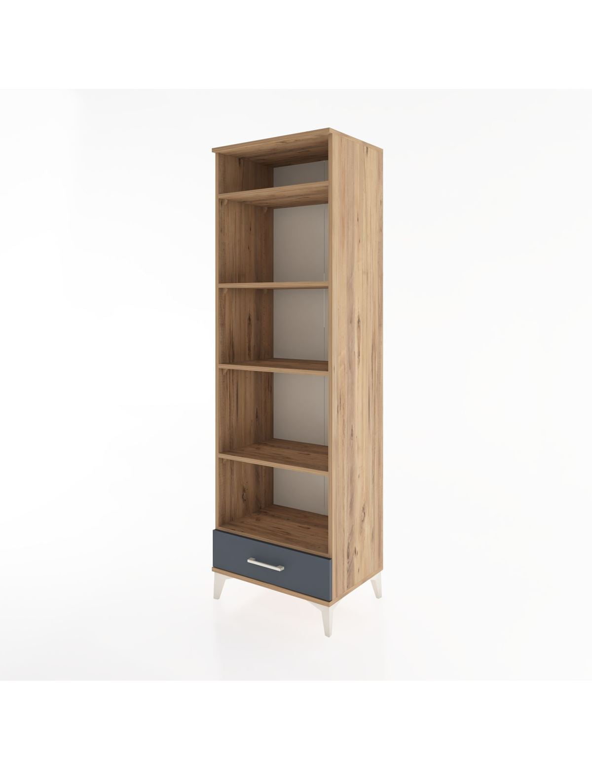 Hyperion Dolap 5 Raflı Tek Çekmeceli 60x44x195 - S59M089V8B