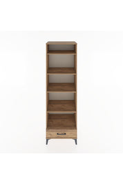 Hyperion Dolap 5 Raflı Tek Çekmeceli 60x44x195 Çam-Çam