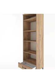 Hyperion Dolap 5 Raflı Tek Çekmeceli 60x44x195 Çam-Çam