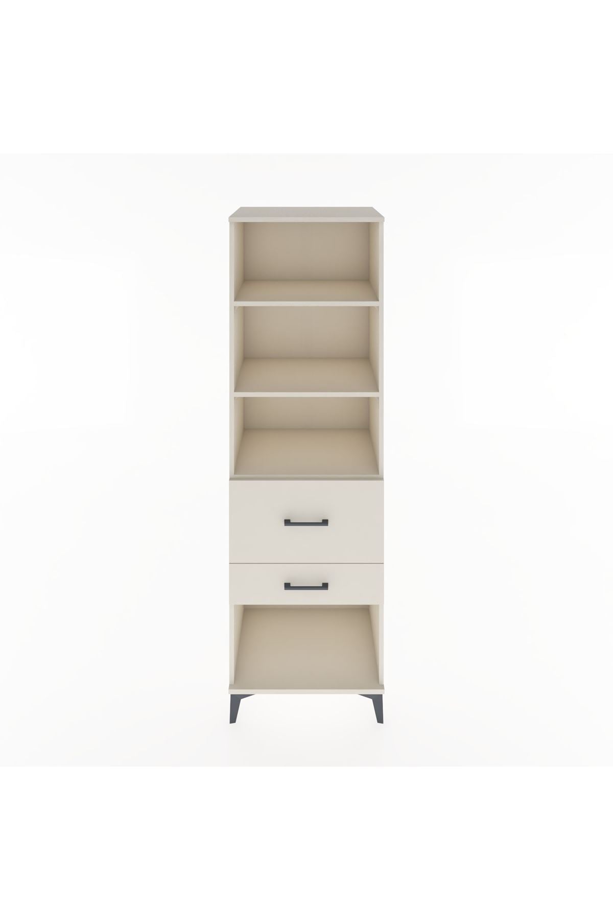 Hyperion Dolap 3 Raflı 2 Çekmeceli 60x44x195 Aytaşı-Aytaşı