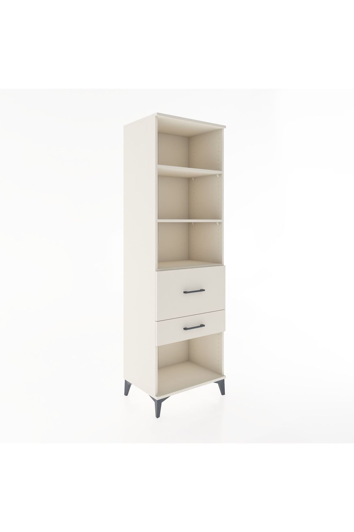 Hyperion Dolap 3 Raflı 2 Çekmeceli 60x44x195 Aytaşı-Aytaşı