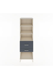 Hyperion Dolap 3 Raflı 2 Çekmeceli 60x44x195 Aytaşı-Antrasit