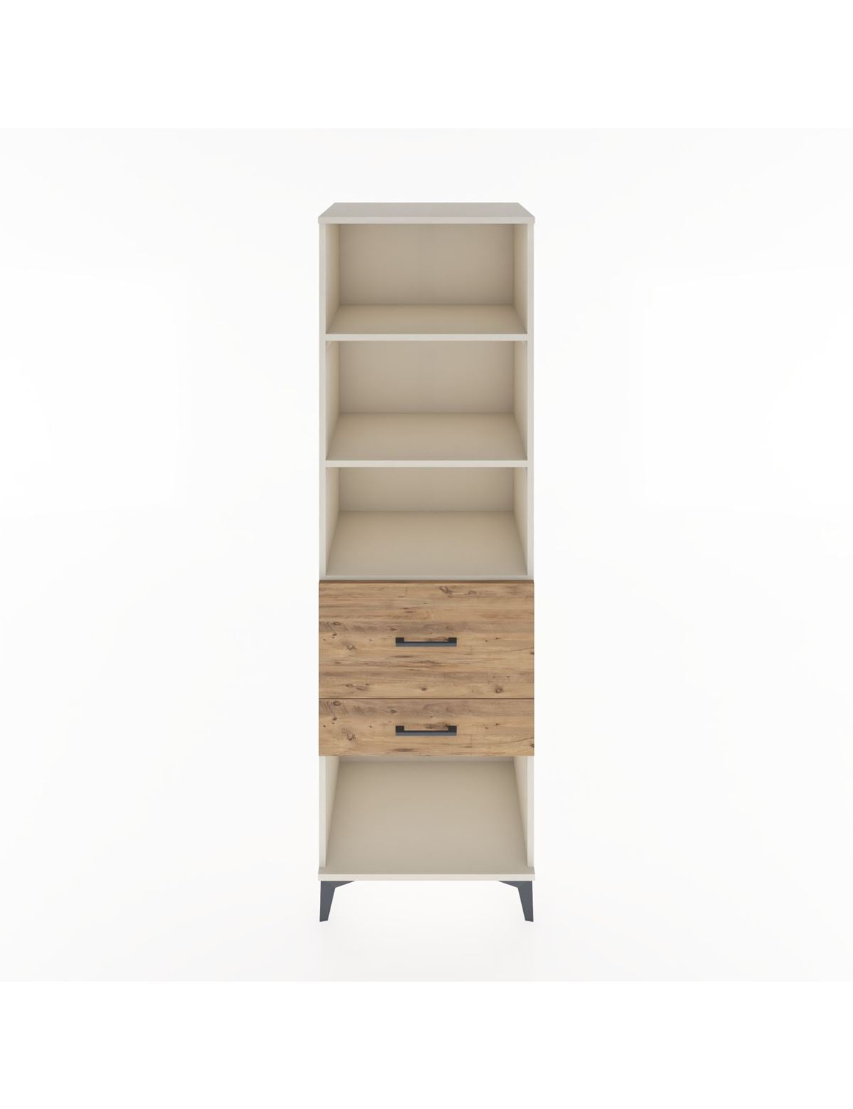 Hyperion Dolap 3 Raflı 2 Çekmeceli 60x44x195 Aytaşı-Çam