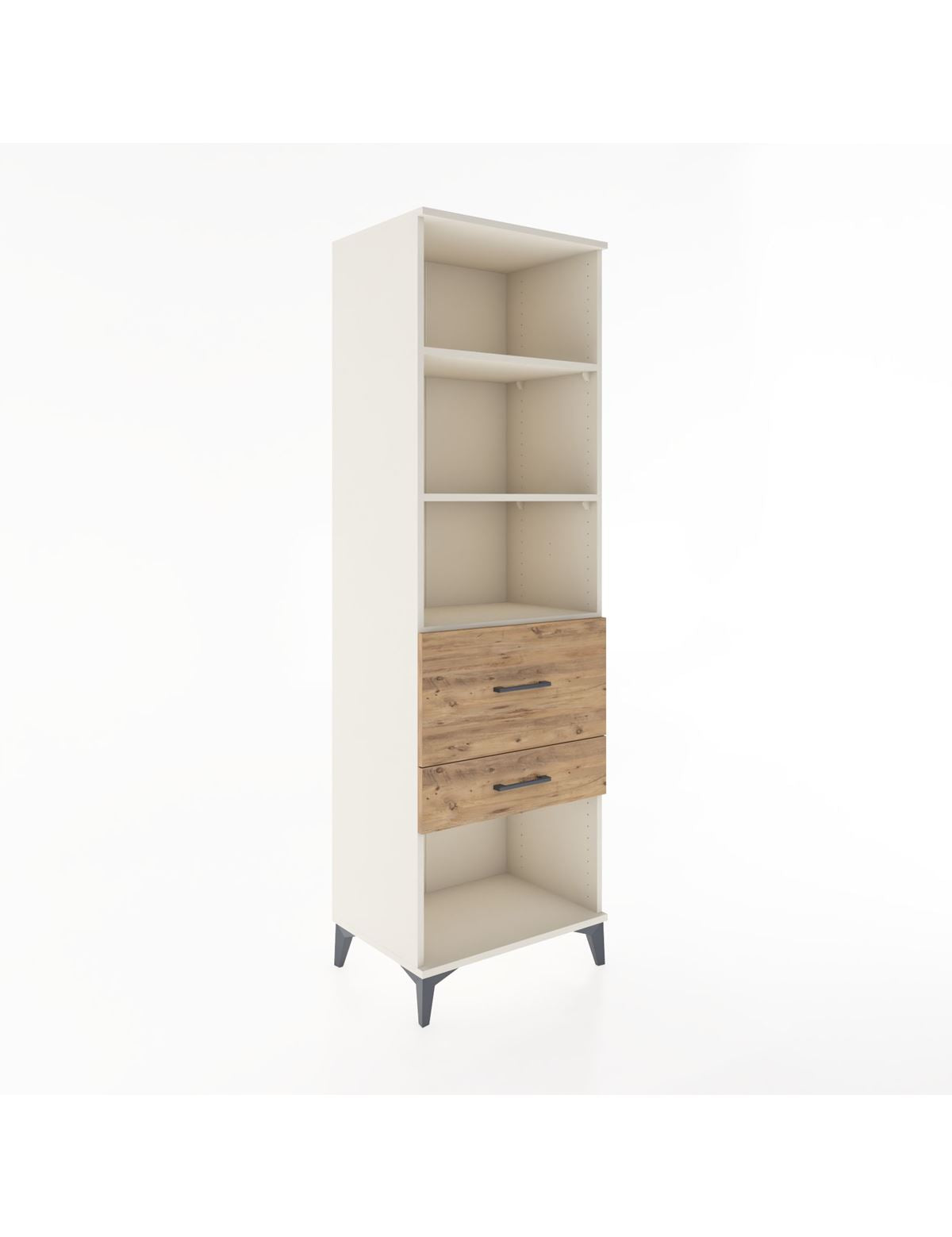 Hyperion Dolap 3 Raflı 2 Çekmeceli 60x44x195 Aytaşı-Çam