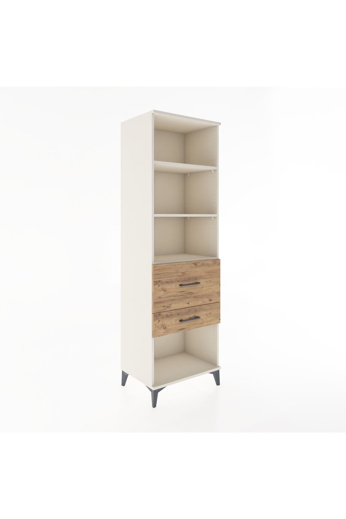 Hyperion Dolap 3 Raflı 2 Çekmeceli 60x44x195 Aytaşı-Çam