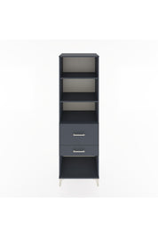 Hyperion Dolap 3 Raflı 2 Çekmeceli 60x44x195 Antrasit-Antrasit