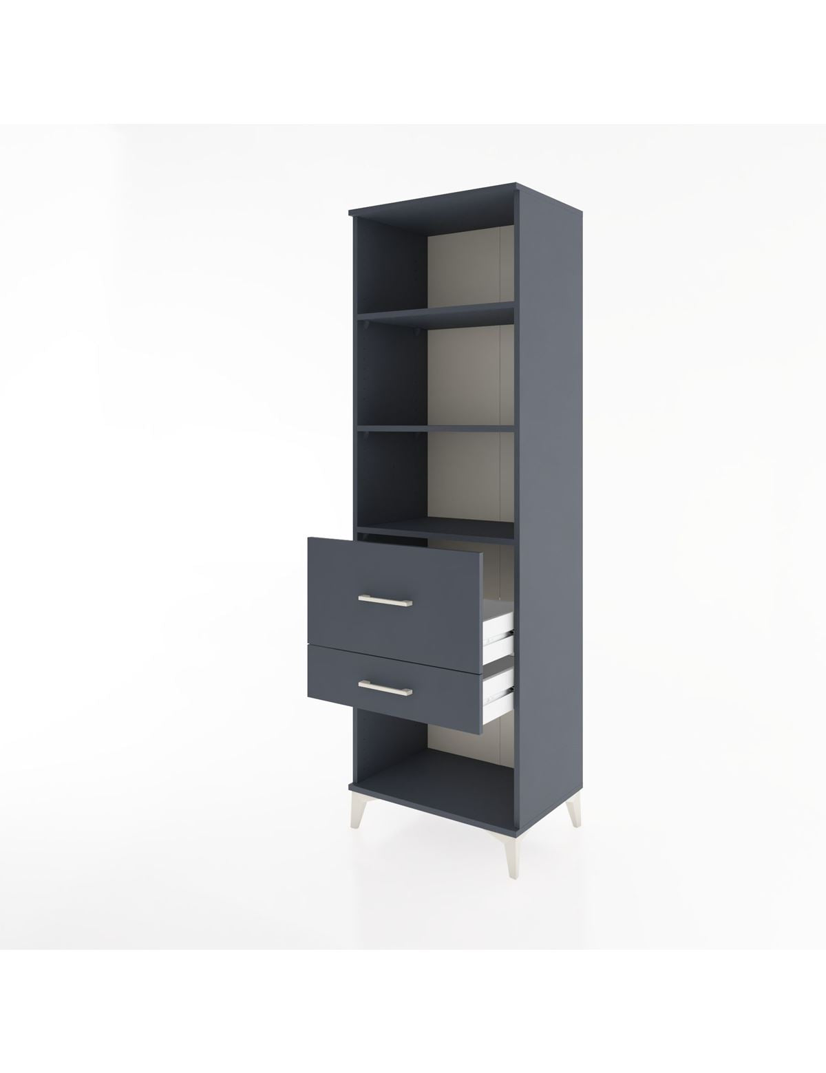 Hyperion Dolap 3 Raflı 2 Çekmeceli 60x44x195 - S59M090V5B