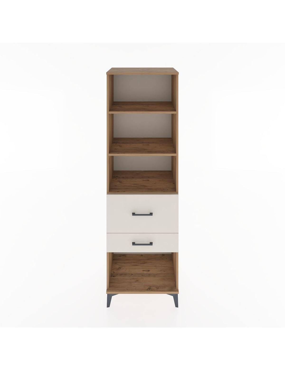 Hyperion Dolap 3 Raflı 2 Çekmeceli 60x44x195 Çam-Aytaşı