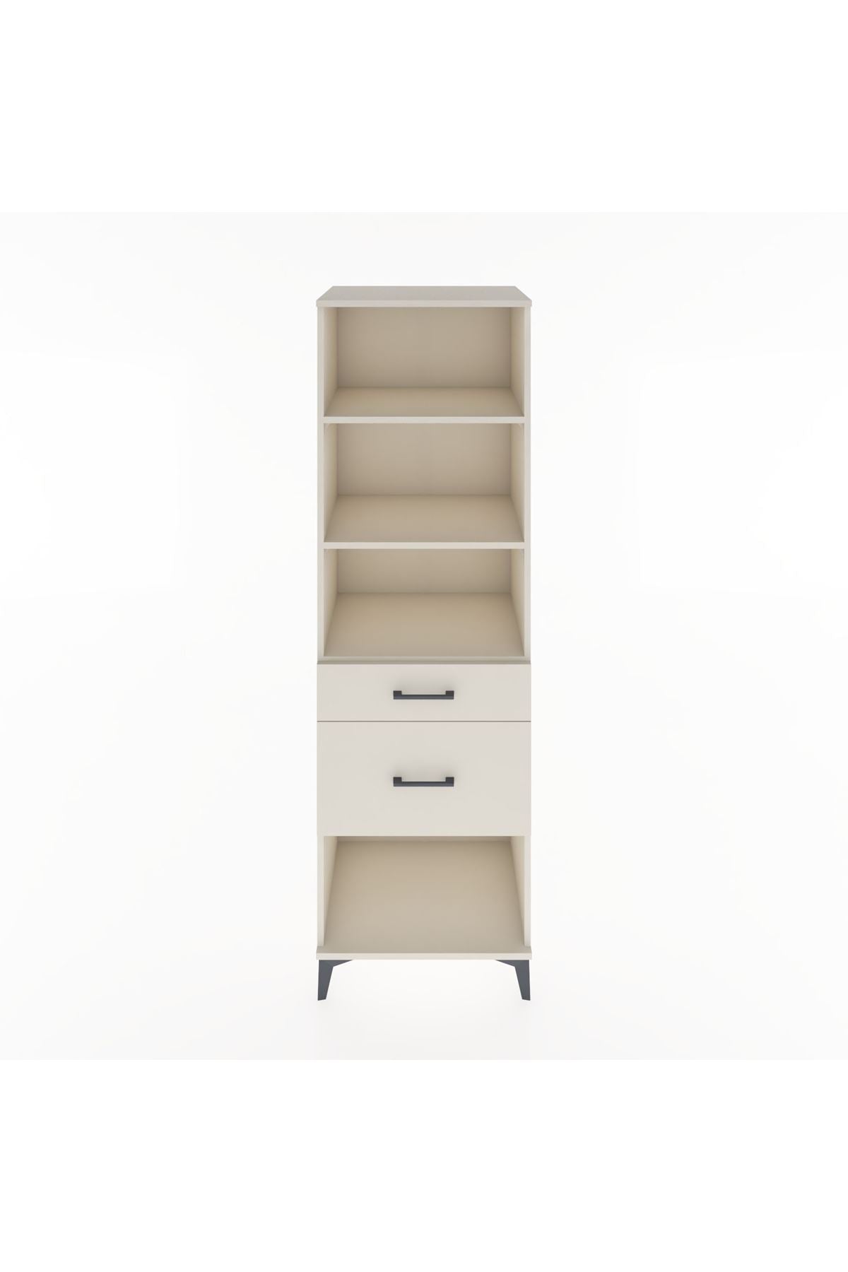 Hyperion Dolap 3 Raflı 2 Çekmeceli 60x44x195 Aytaşı-Aytaşı