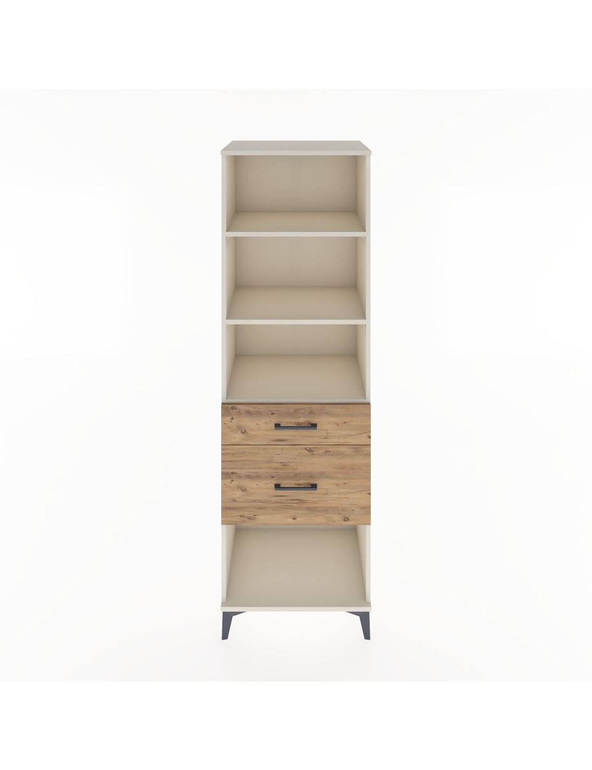 Hyperion Dolap 3 Raflı 2 Çekmeceli 60x44x195 Aytaşı-Çam