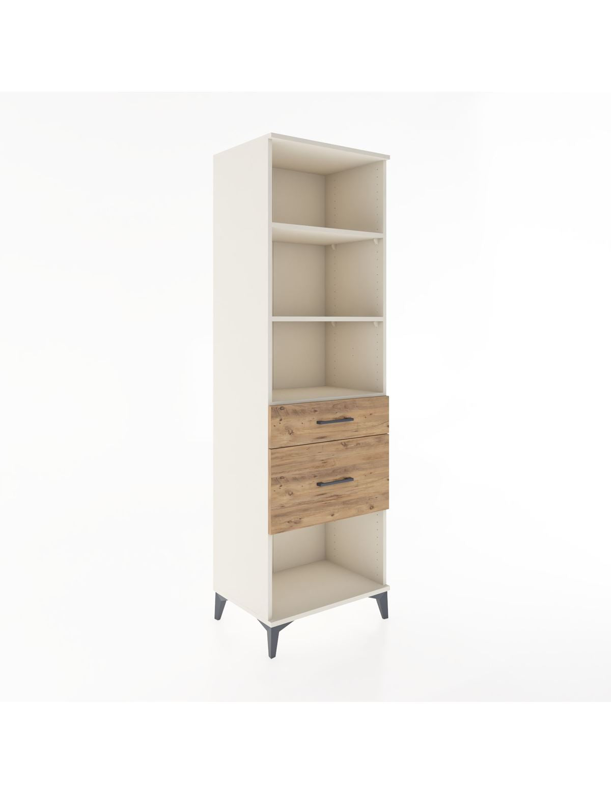 Hyperion Dolap 3 Raflı 2 Çekmeceli 60x44x195 Aytaşı-Çam