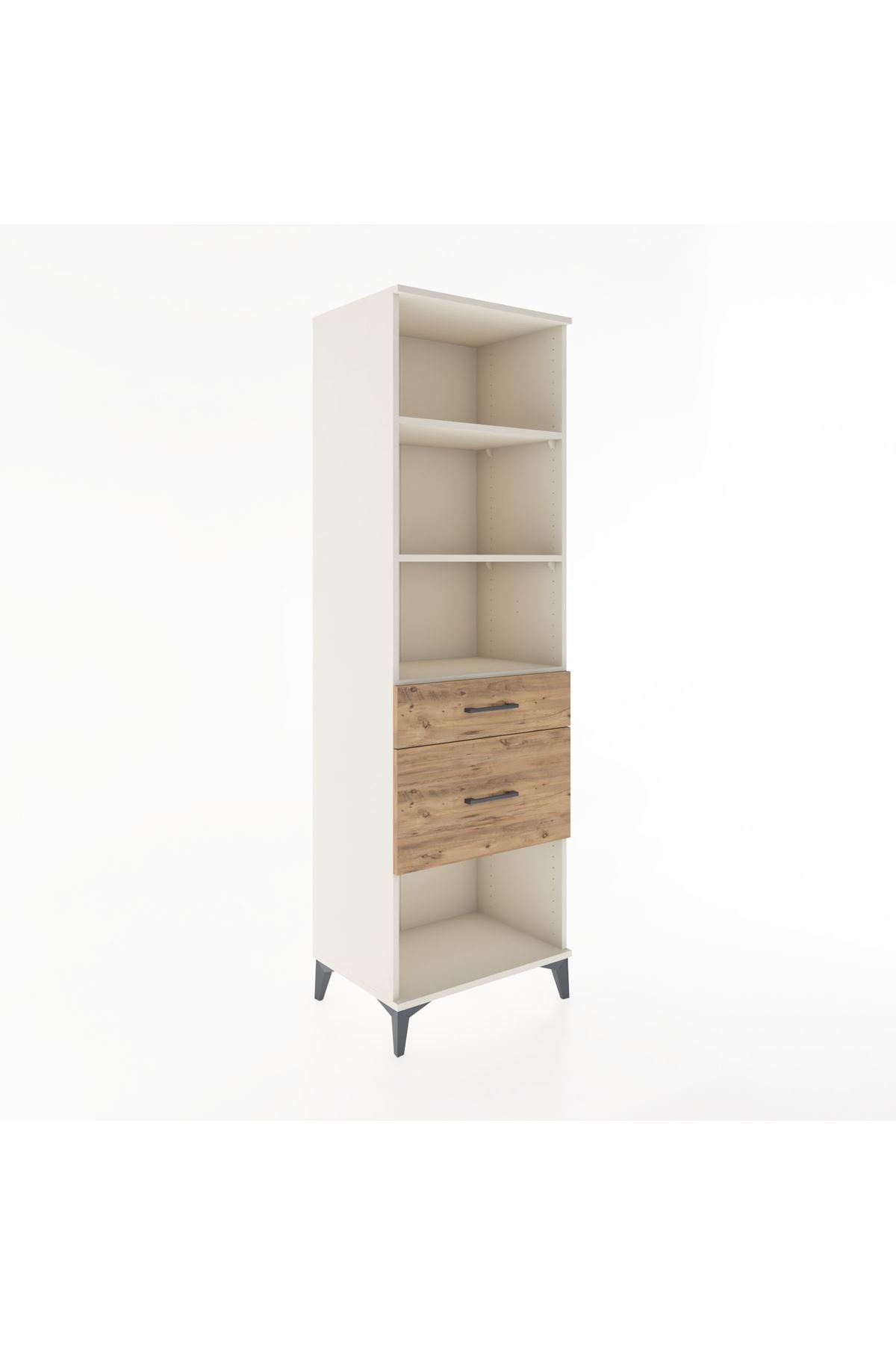 Hyperion Dolap 3 Raflı 2 Çekmeceli 60x44x195 Aytaşı-Çam