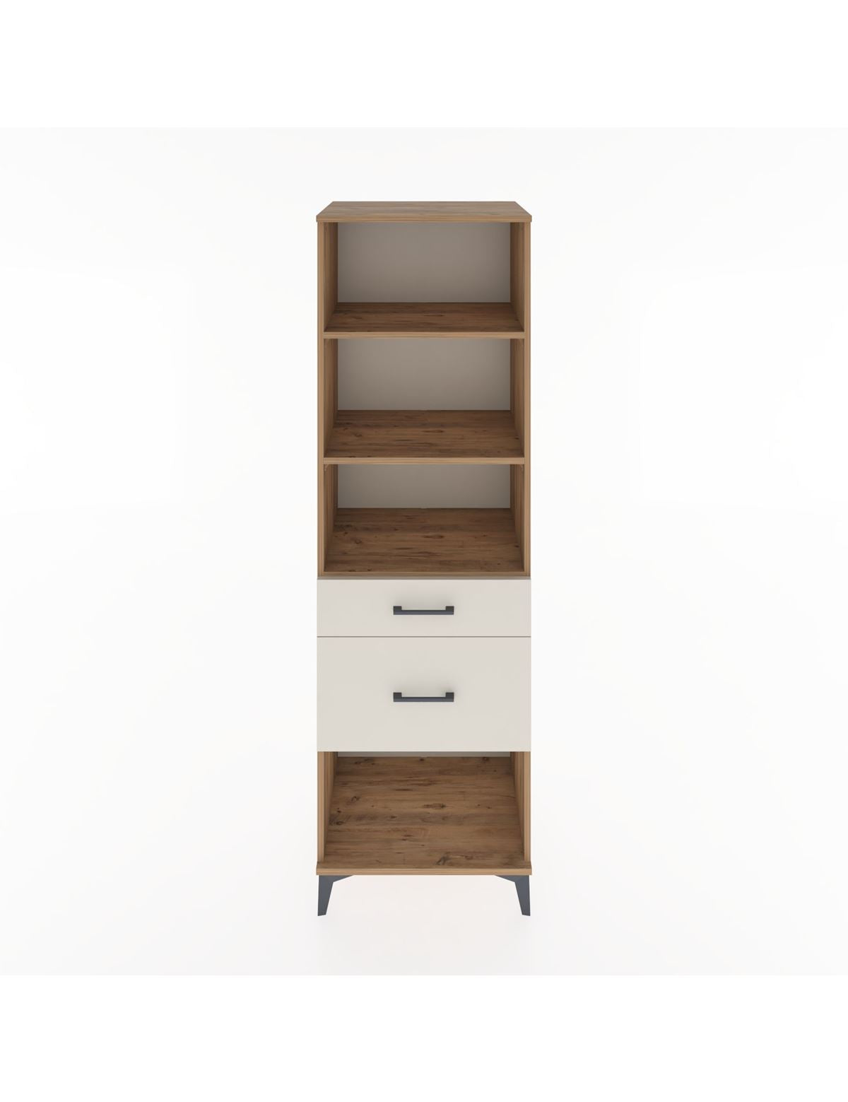 Hyperion Dolap 3 Raflı 2 Çekmeceli 60x44x195 Çam-Aytaşı