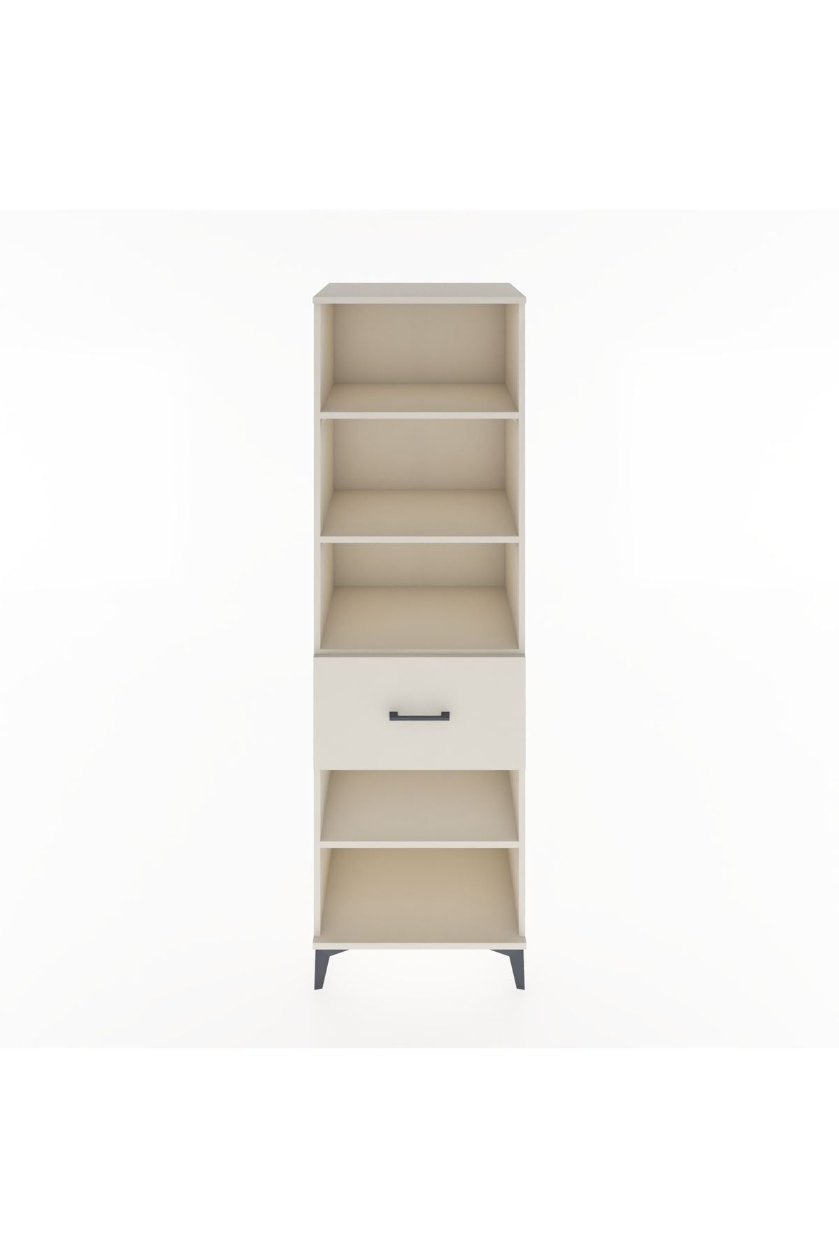 Hyperion Dolap 4 Raflı Tek Çekmeceli 60x44x195 Aytaşı-Aytaşı