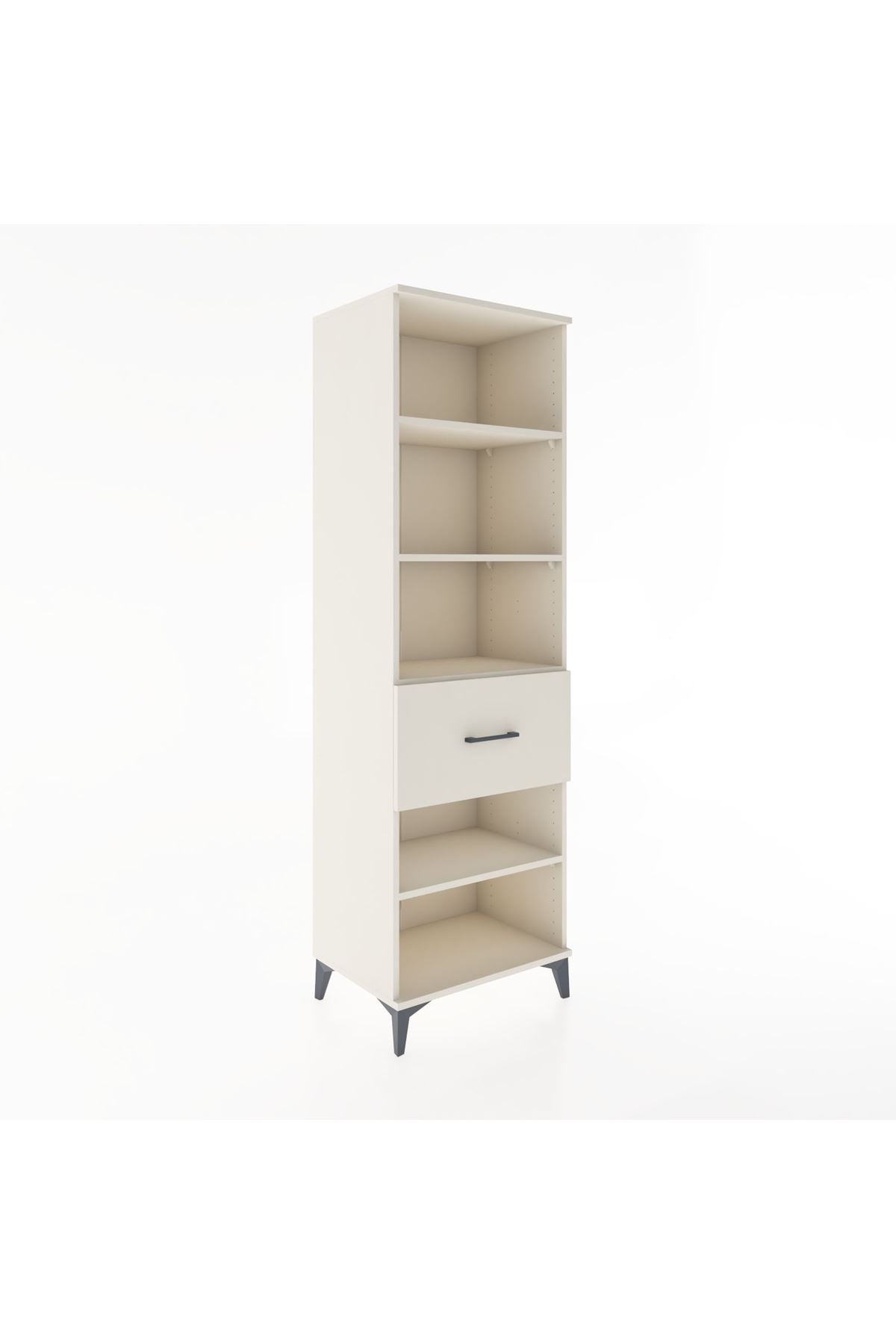 Hyperion Dolap 4 Raflı Tek Çekmeceli 60x44x195 Aytaşı-Aytaşı