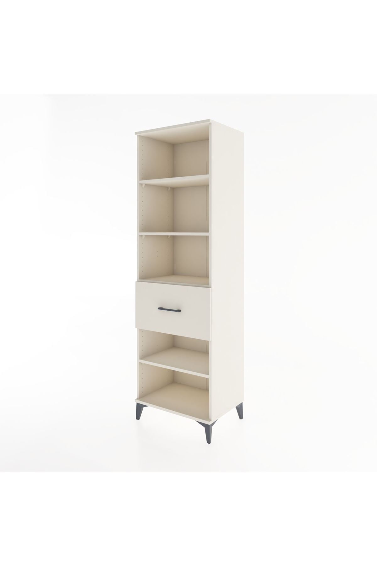 Hyperion Dolap 4 Raflı Tek Çekmeceli 60x44x195 Aytaşı-Aytaşı