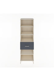 Hyperion Dolap 4 Raflı Tek Çekmeceli 60x44x195 Aytaşı-Antrasit