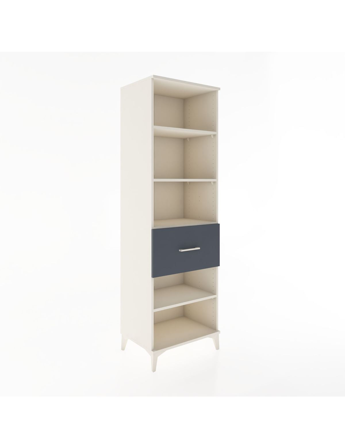 Hyperion Dolap 4 Raflı Tek Çekmeceli 60x44x195 Aytaşı-Antrasit