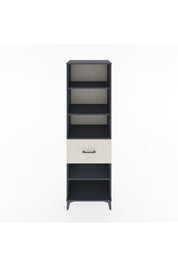 Hyperion Dolap 4 Raflı Tek Çekmeceli 60x44x195 Antrasit-Aytaşı