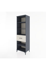 Hyperion Dolap 4 Raflı Tek Çekmeceli 60x44x195 Antrasit-Aytaşı