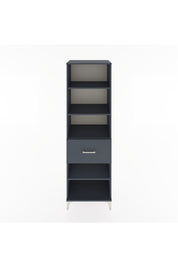 Hyperion Dolap 4 Raflı Tek Çekmeceli 60x44x195 Antrasit-Antrasit