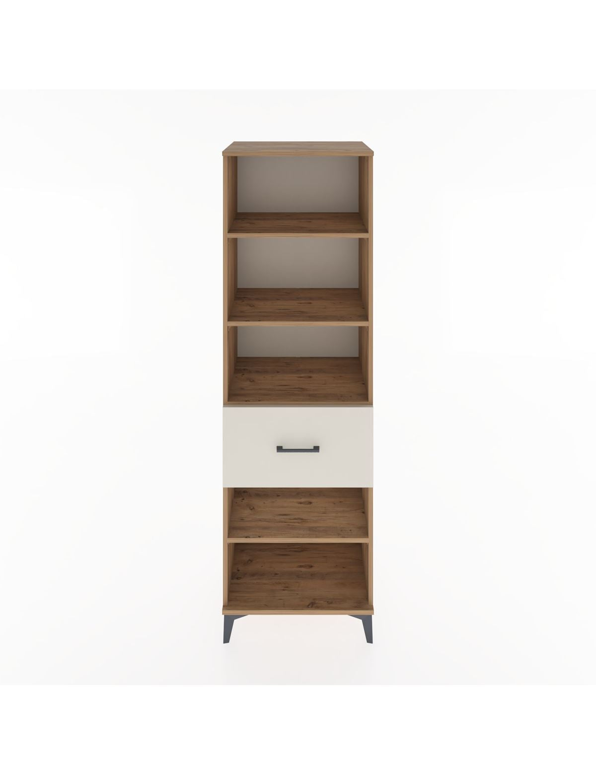 Hyperion Dolap 4 Raflı Tek Çekmeceli 60x44x195 Çam-Aytaşı