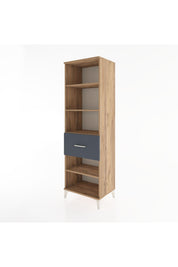 Hyperion Dolap 4 Raflı Tek Çekmeceli 60x44x195 Çam-Antrasit