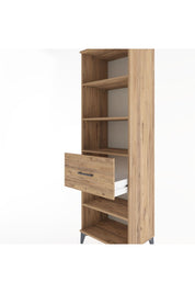 Hyperion Dolap 4 Raflı Tek Çekmeceli 60x44x195 Çam-Çam