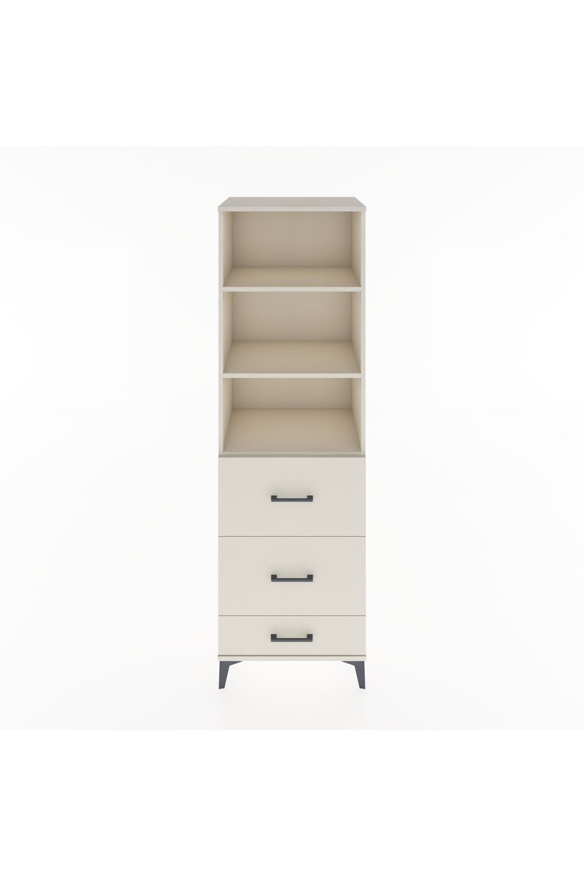 Hyperion Dolap 3 Raflı 3 Çekmeceli 60x44x195 Aytaşı-Aytaşı