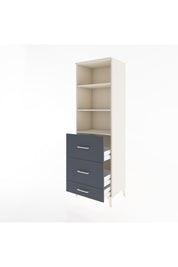 Hyperion Dolap 3 Raflı 3 Çekmeceli 60x44x195 Aytaşı-Antrasit