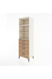 Hyperion Dolap 3 Raflı 4 Çekmeceli 60x44x195 Aytaşı-Çam