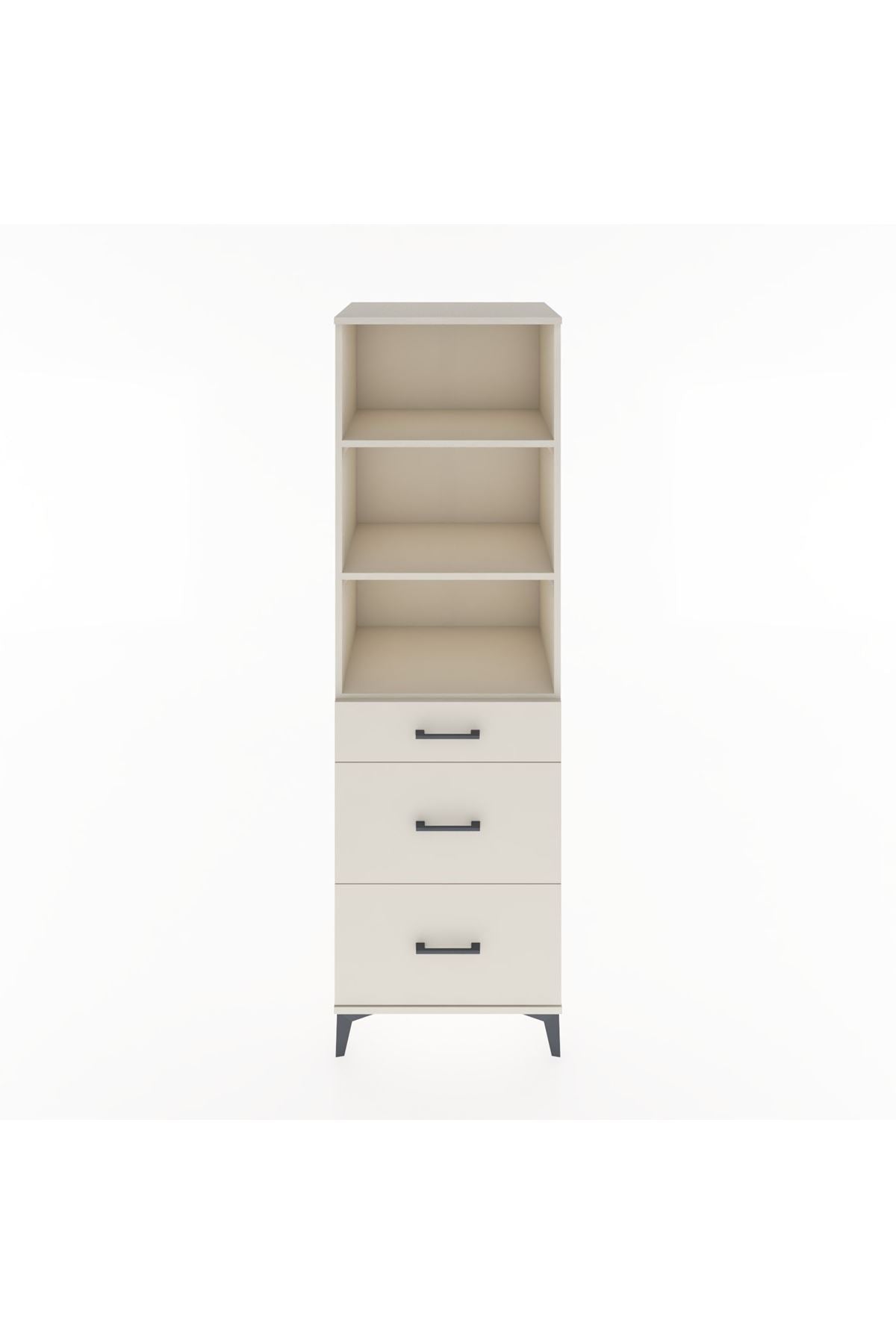 Hyperion Dolap 3 Raflı 3 Çekmeceli 60x44x195 Aytaşı-Aytaşı