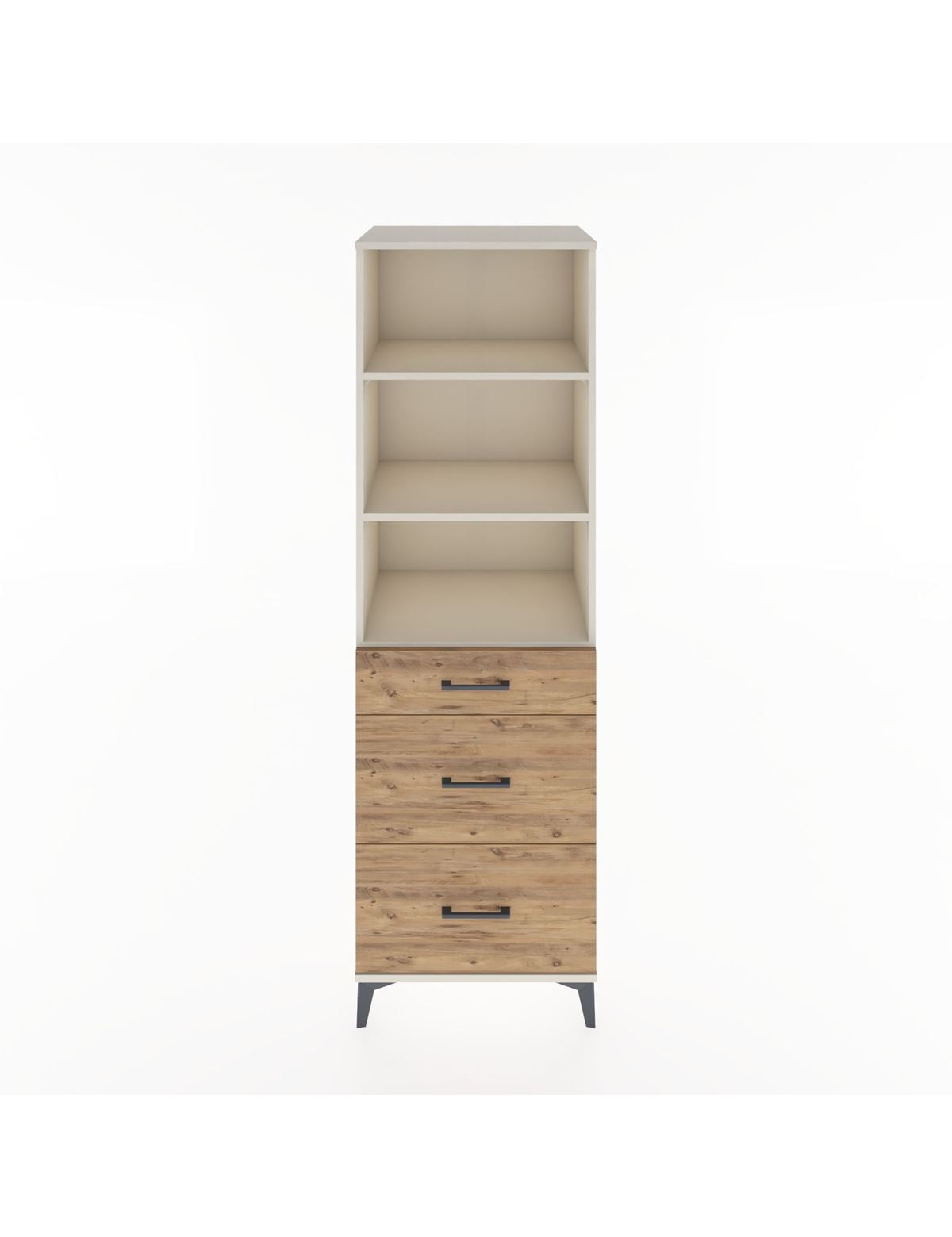 Hyperion Dolap 3 Raflı 3 Çekmeceli 60x44x195 Aytaşı-Çam