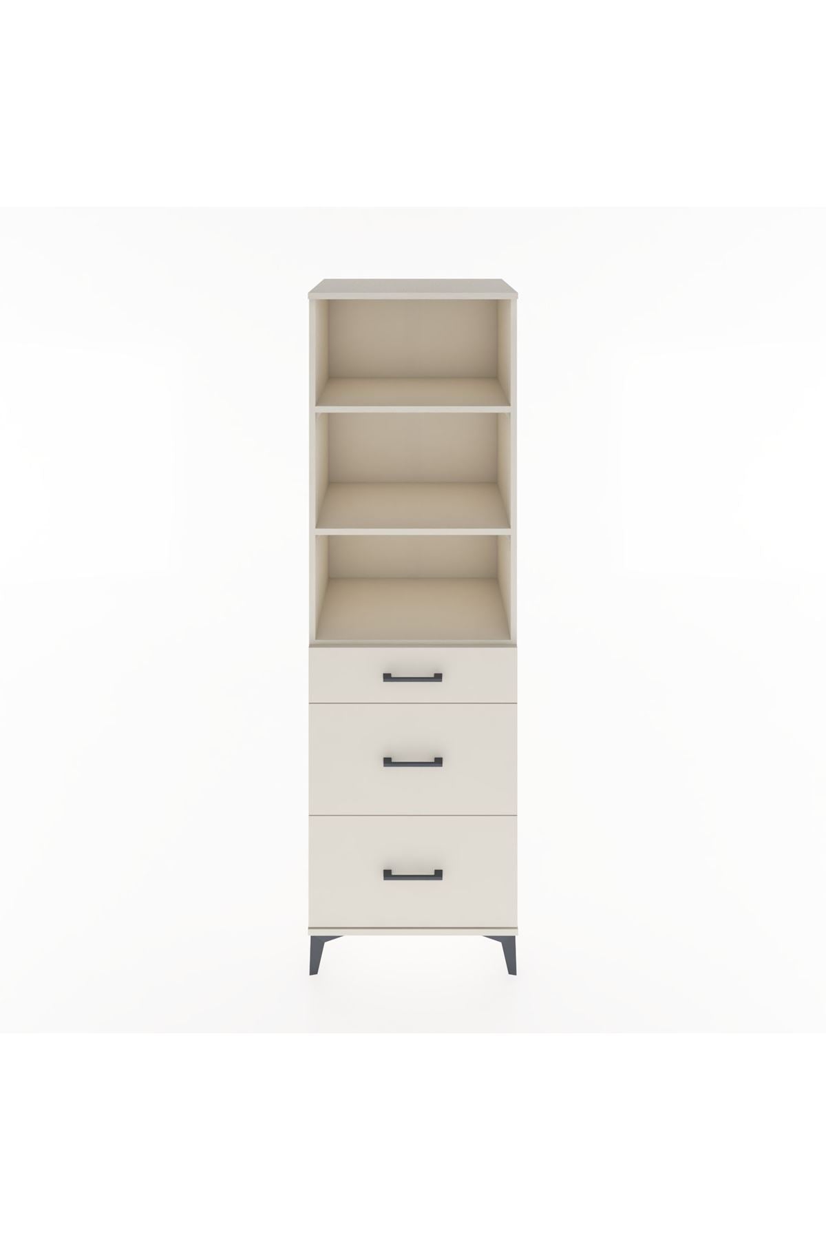 Hyperion Dolap 3 Raflı 3 Çekmeceli 60x44x195 Aytaşı-Aytaşı