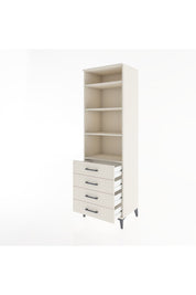 Hyperion Dolap 4 Raflı 4 Çekmeceli 60x44x195 Aytaşı-Aytaşı