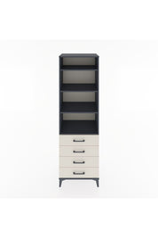 Hyperion Dolap 4 Raflı 4 Çekmeceli 60x44x195 Antrasit-Aytaşı