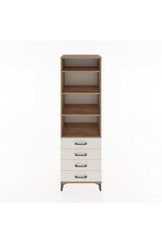 Hyperion Dolap 4 Raflı 4 Çekmeceli 60x44x195 Çam-Aytaşı