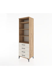 Hyperion Dolap 4 Raflı 4 Çekmeceli 60x44x195 Çam-Aytaşı