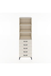 Hyperion Dolap 3 Raflı 5 Çekmeceli 60x44x195 Aytaşı-Aytaşı