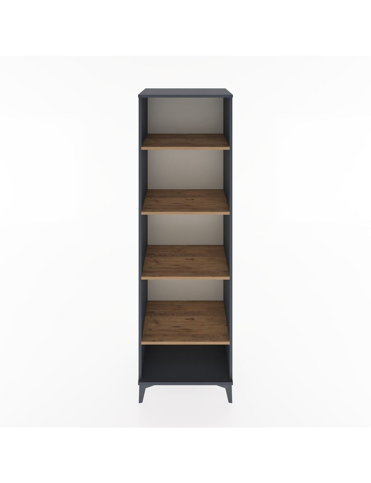 Hyperion Dolap 4 Raflı 60x44x195 Antrasit-Çam