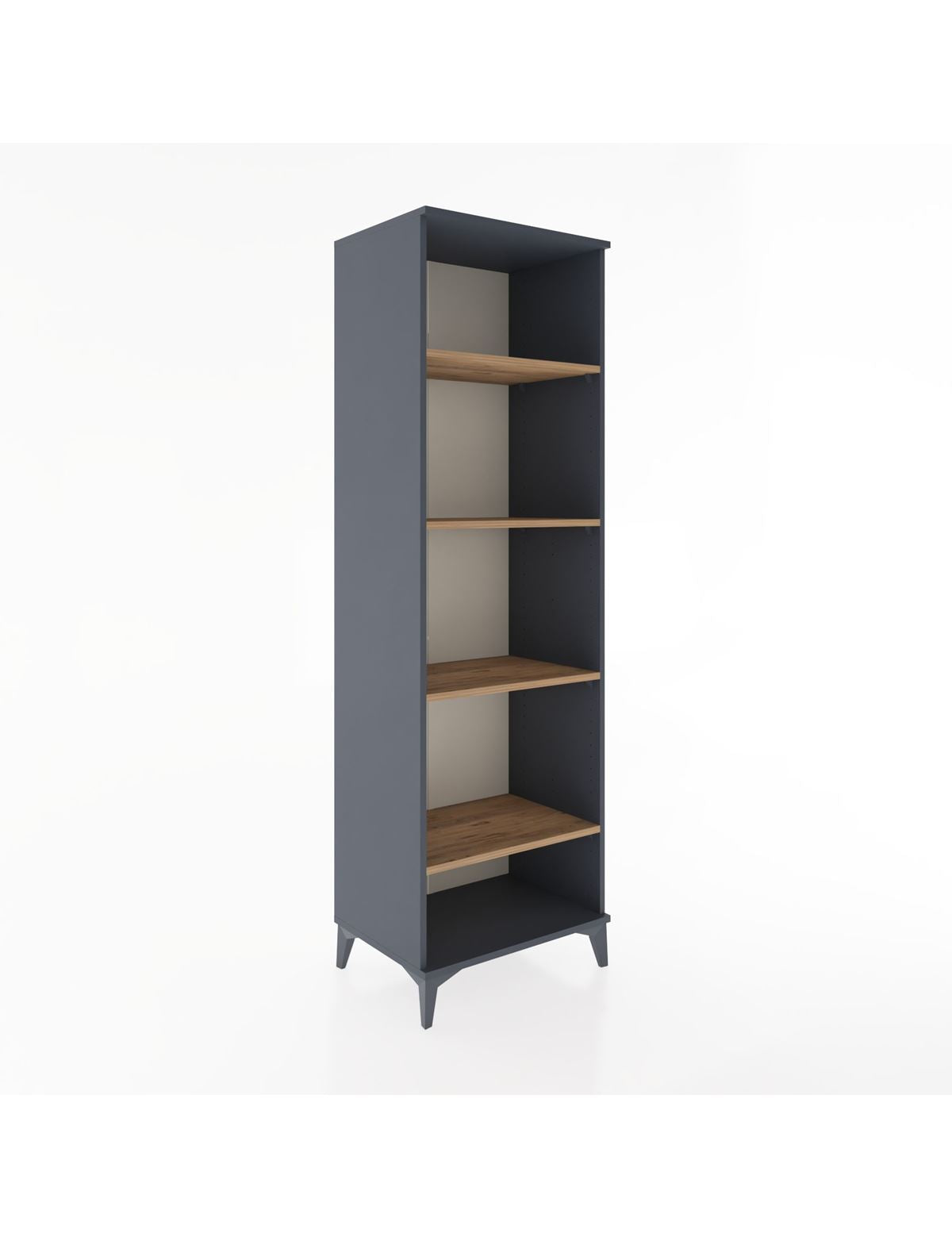 Hyperion Dolap 4 Raflı 60x44x195 Antrasit-Çam