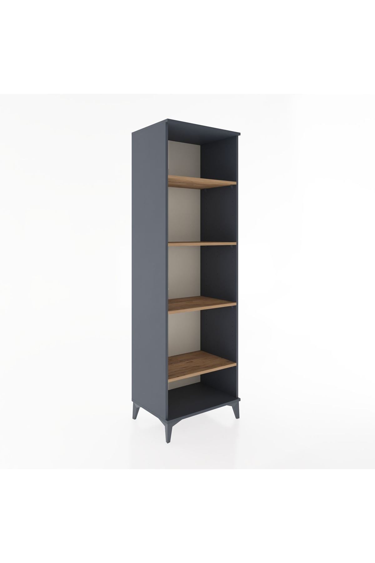 Hyperion Dolap 4 Raflı 60x44x195 Antrasit-Çam