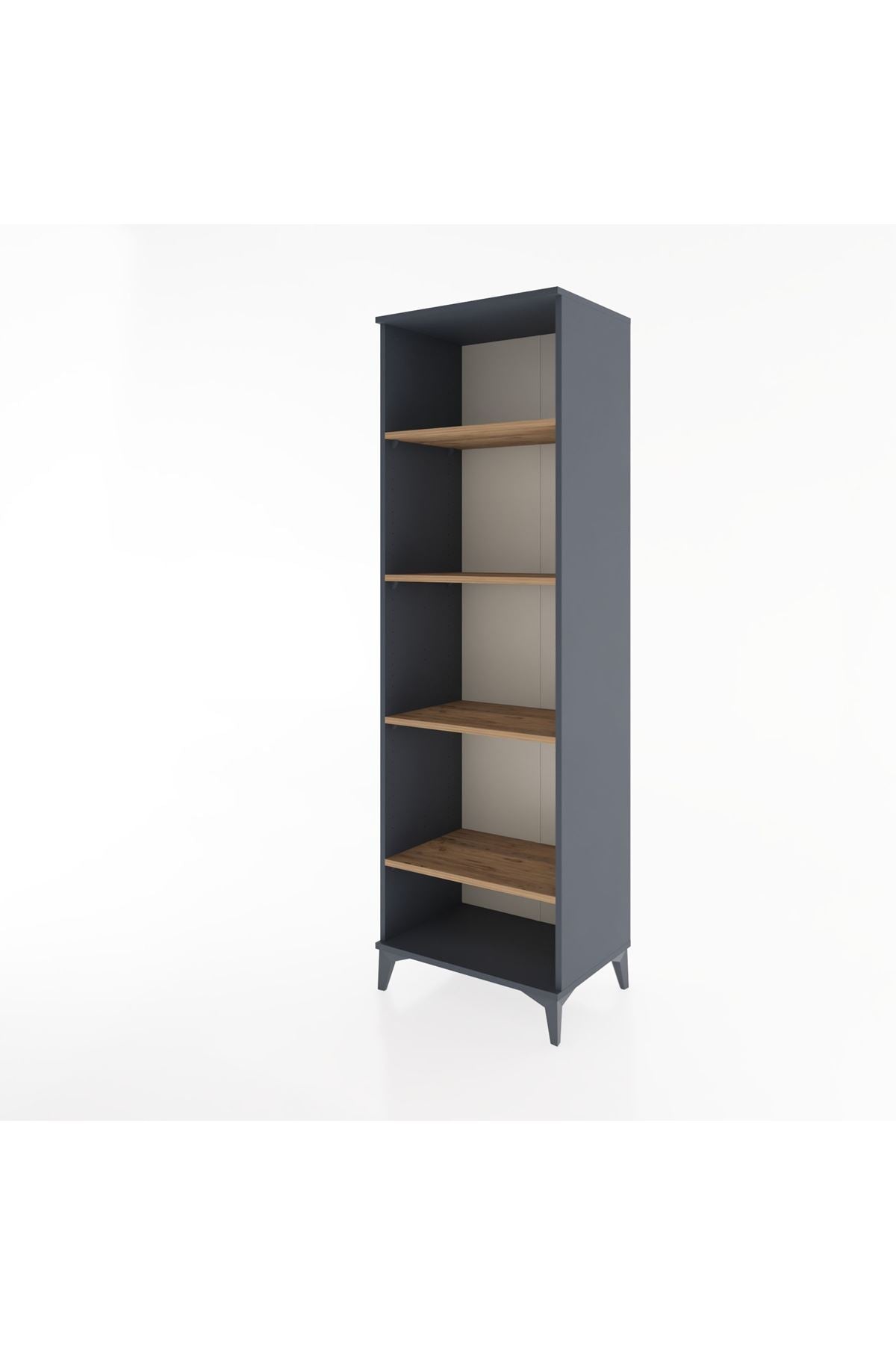 Hyperion Dolap 4 Raflı 60x44x195 Antrasit-Çam