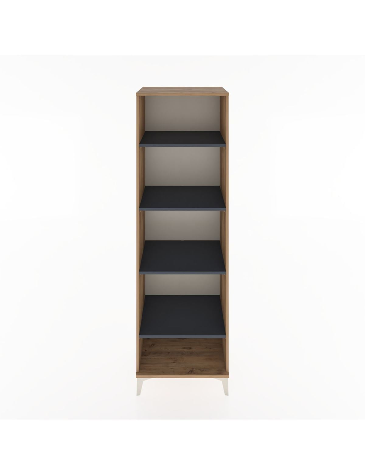 Hyperion Dolap 4 Raflı 60x44x195 Çam-Antrasit